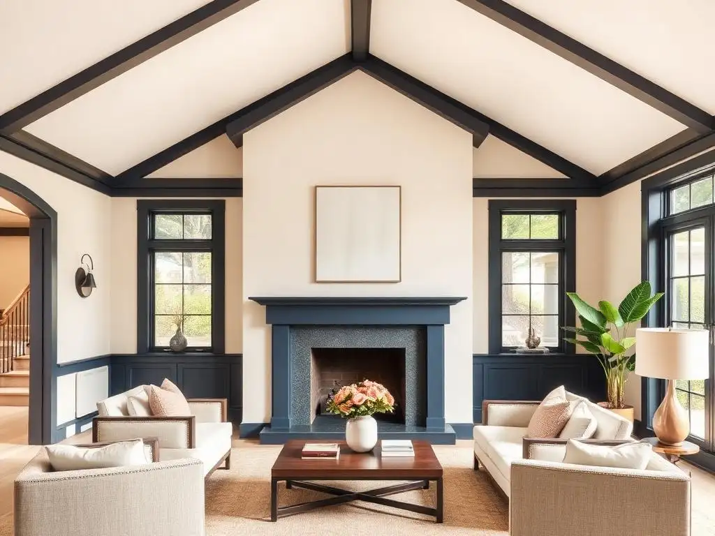 Beautifully painted interior of a Pacific Northwest luxury home