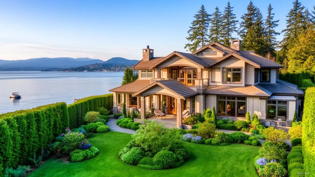 Luxury waterfront home in Edmonds, Washington overlooking Puget Sound