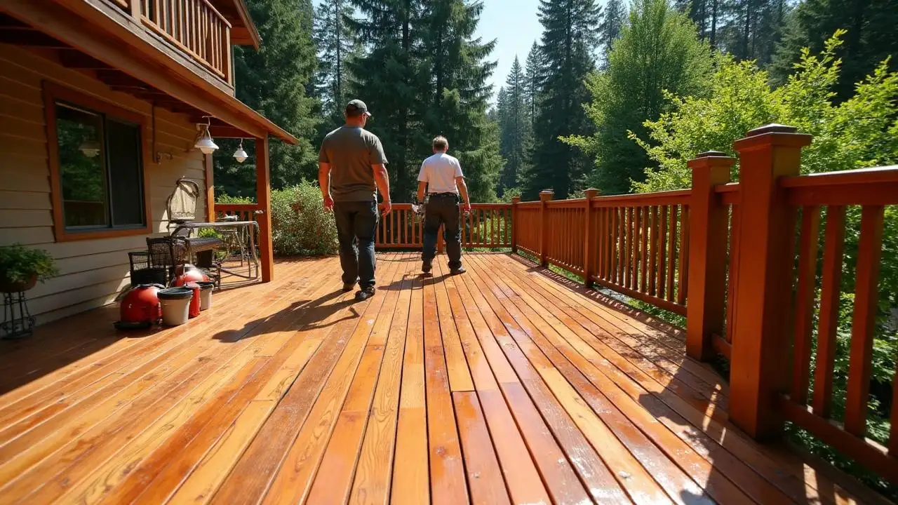 Deck & Fence Staining in Seattle & Puget Sound